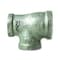 Thrifco Plumbing 1 Inch x 3/4 Inch x 3/4 Inch Galvanized Steel Reducer Tee 5217080 - alternate 1